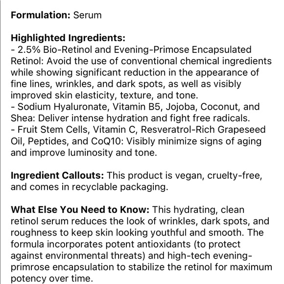 🆕 JUICE Beauty Stem Cellular Retinol Serum - Picture 9 of 9